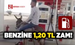 Benzin fiyatlarına 1,20 TL zam geldi