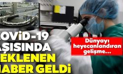 SON DAKİKA: Corona virüs aşısı ile ilgili umut veren gelişme! Aşı çalışmalarında sona gelindi!