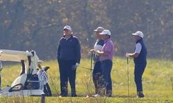 Seçimi kaybeden Trump, golf oynamaya gitti