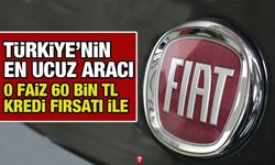 114 bin TL'ye Türkiye'nin en ucuz sıfır aracı! Fiat'tan 60.000 TL kadar %0 faiz fırsatı ile