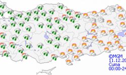 Meteoroloji'den kuvvetli sağanak yağış uyarısı