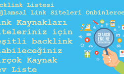 Yüzlerce Ücretsiz Backlink verebileceğiniz siteler | Backlink siteleri