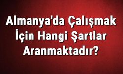 Almanya'da Çalışmak İçin Hangi Şartlar Aranmaktadır?