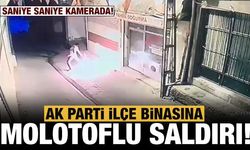 AK Parti Hani ilçe binasına molotoflu saldırı