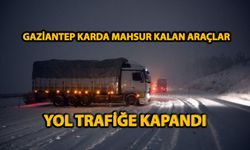 Gaziantep Karda Kaza Yapan Araçların Videosu