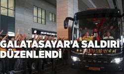 Gaziantepli taraftarlar Galatasaray otobüsünü taşladılar