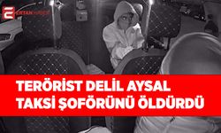 Terörist Delil Aysal, taksi şoförünü sırtından silahla vurdu!