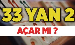 101 Okey'de 33 yan iki açar mı?