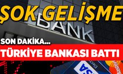 O Banka battı!