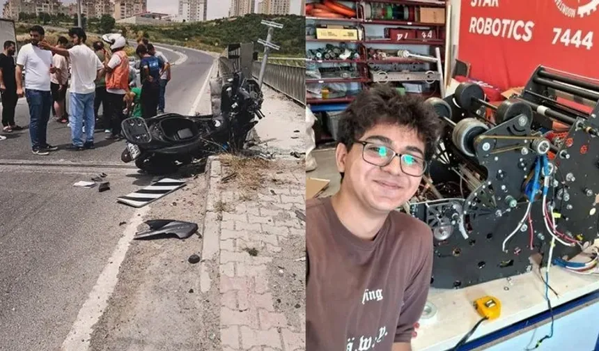 Motosikletle Kaza Yapan 16 Yaşındaki Furkan Hayatını Kaybetti