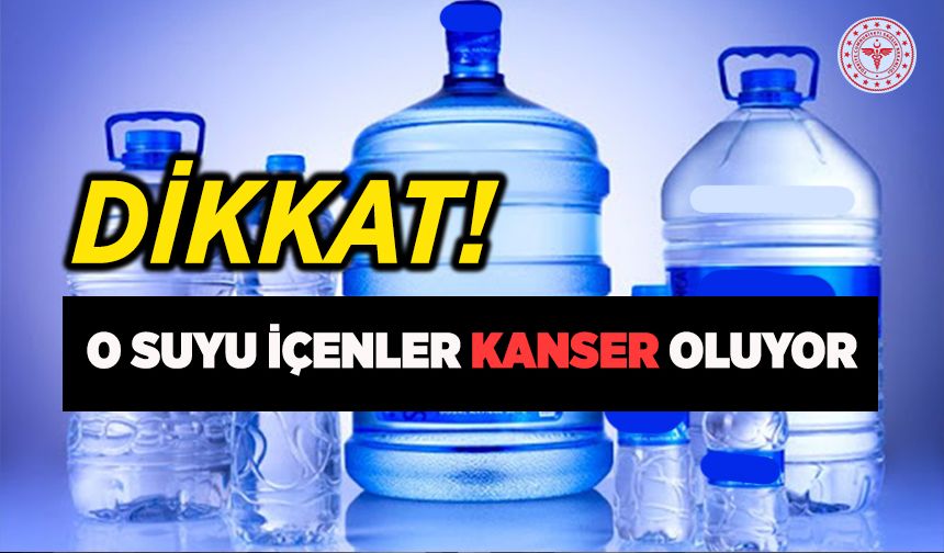 Araştırmalara göre o suyu içenler kanser oluyor