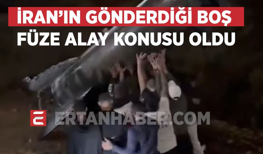 İran'dan İsrail'e Atılan Boş Füze Alay Konusu Oldu