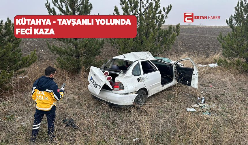 Kütahya - Tavşanlı yolunda feci kaza