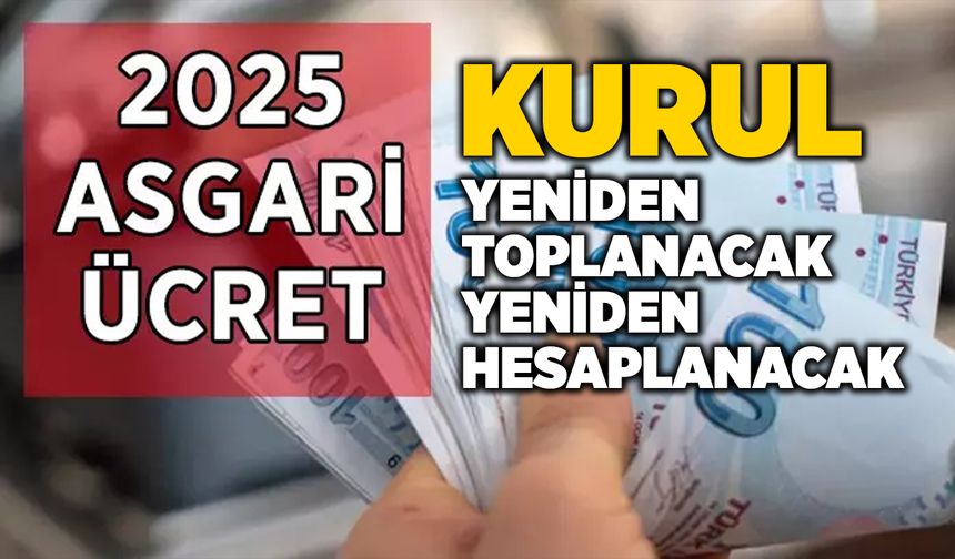 Asgari ücret komisyonu yeniden toplanıyor